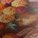 Floral 1164 Canvas Art 60 x 40 cm / Black