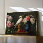 Floral 1165 Canvas Art 60 x 40 cm / Black