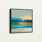 Abstract 1166 Canvas Art 60 x 60 cm / Black