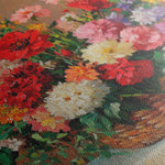Floral 1166 Canvas Art 60 x 40 cm / Black