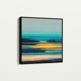 Abstract 1167 Canvas Art 60 x 60 cm / Black
