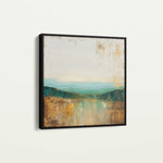Abstract 1168 Canvas Art 60 x 60 cm / Black