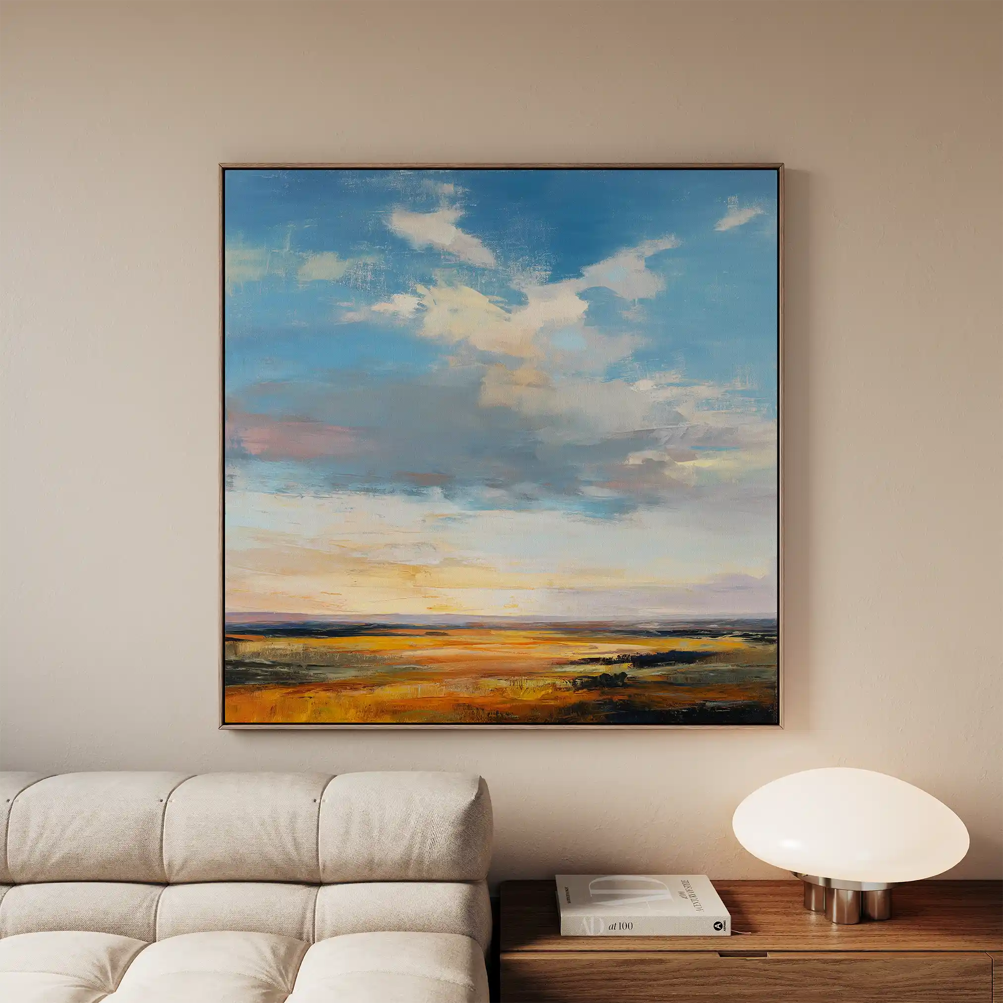 Abstract 1169 Canvas Art 60 x 60 cm / Black