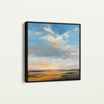 Abstract 1169 Canvas Art 60 x 60 cm / Black