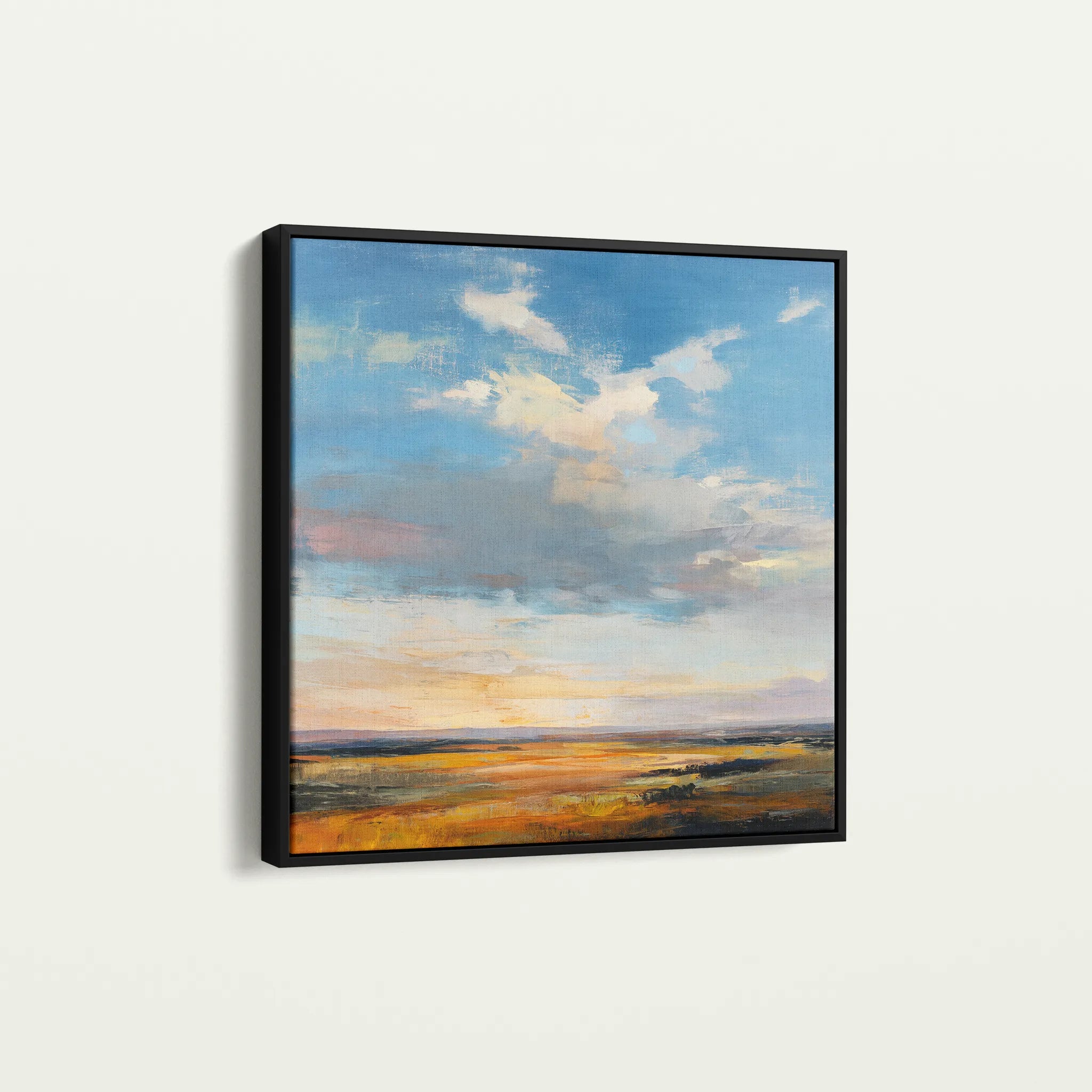 Abstract 1169 Canvas Art 60 x 60 cm / Black