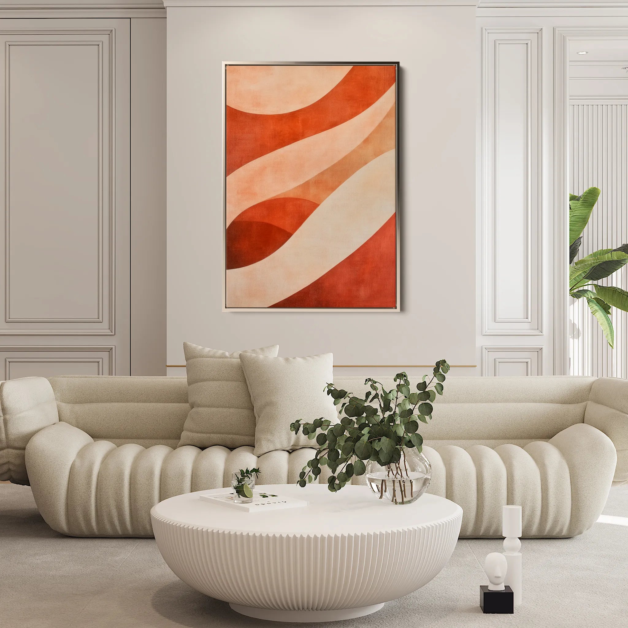 Boho 117 Canvas Art 60 x 40 cm / Black