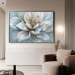 Floral 117 Canvas Art 60 x 40 cm / Black