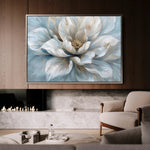 Floral 117 Canvas Art 60 x 40 cm / Black