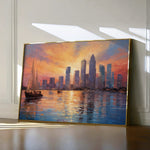Landscape 117 Canvas Art 60 x 40 cm / Black