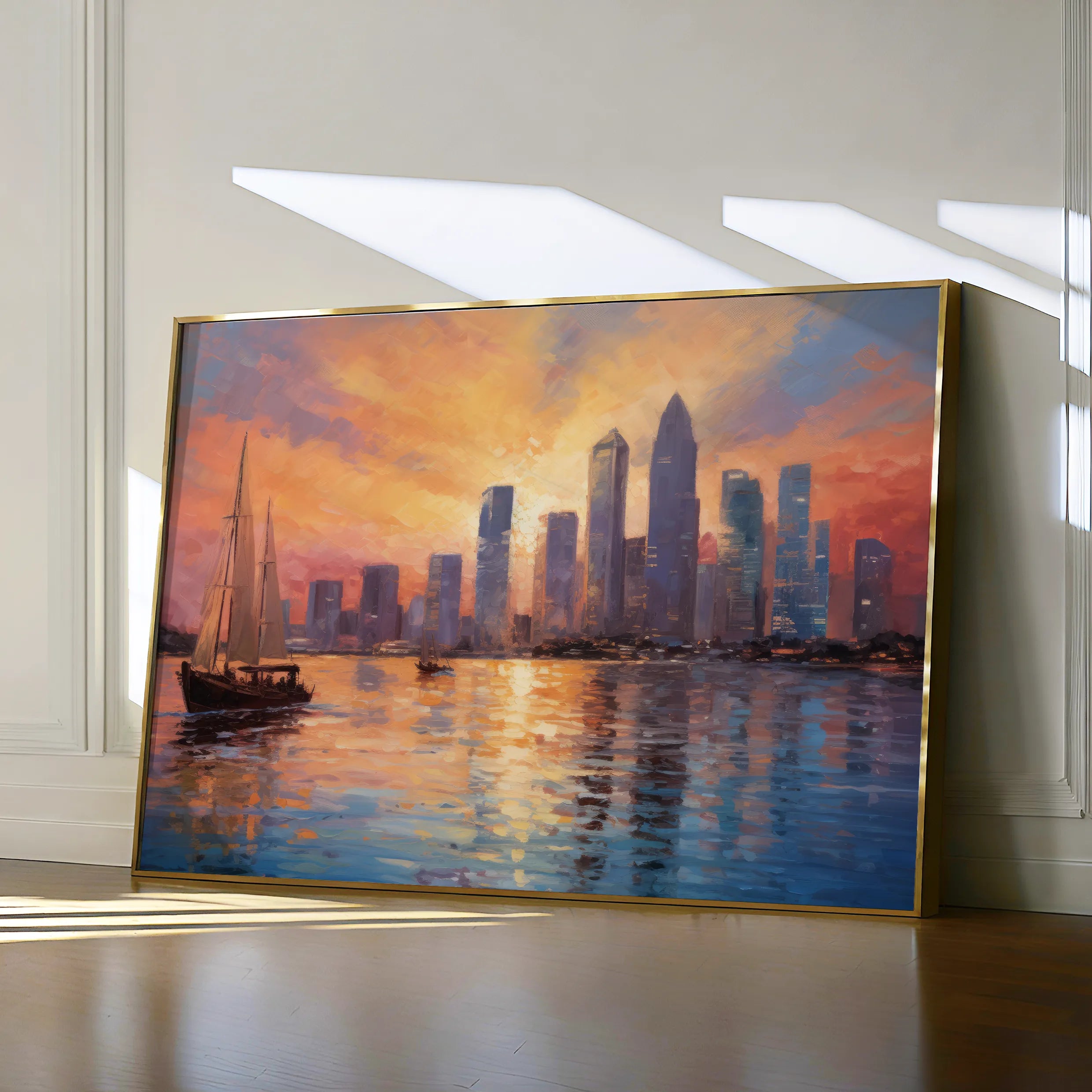 Landscape 117 Canvas Art 60 x 40 cm / Black