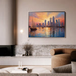 Landscape 117 Canvas Art 60 x 40 cm / Black