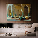 Orientalist 117 Canvas Art 60 x 40 cm / Black