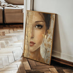 Portrait 117 Canvas Art 60 x 40 cm / Black