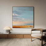 Abstract 1170 Canvas Art 60 x 60 cm / Black