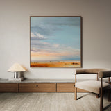 Abstract 1170 Canvas Art 60 x 60 cm / Black