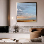 Abstract 1170 Canvas Art 60 x 60 cm / Black