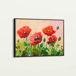 Floral 1170 Canvas Art 60 x 40 cm / Black