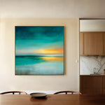 Abstract 1171 Canvas Art 60 x 60 cm / Black