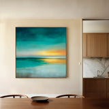 Abstract 1171 Canvas Art 60 x 60 cm / Black