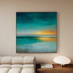 Abstract 1171 Canvas Art 60 x 60 cm / Black