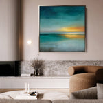 Abstract 1171 Canvas Art 60 x 60 cm / Black