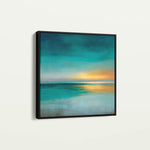 Abstract 1171 Canvas Art 60 x 60 cm / Black