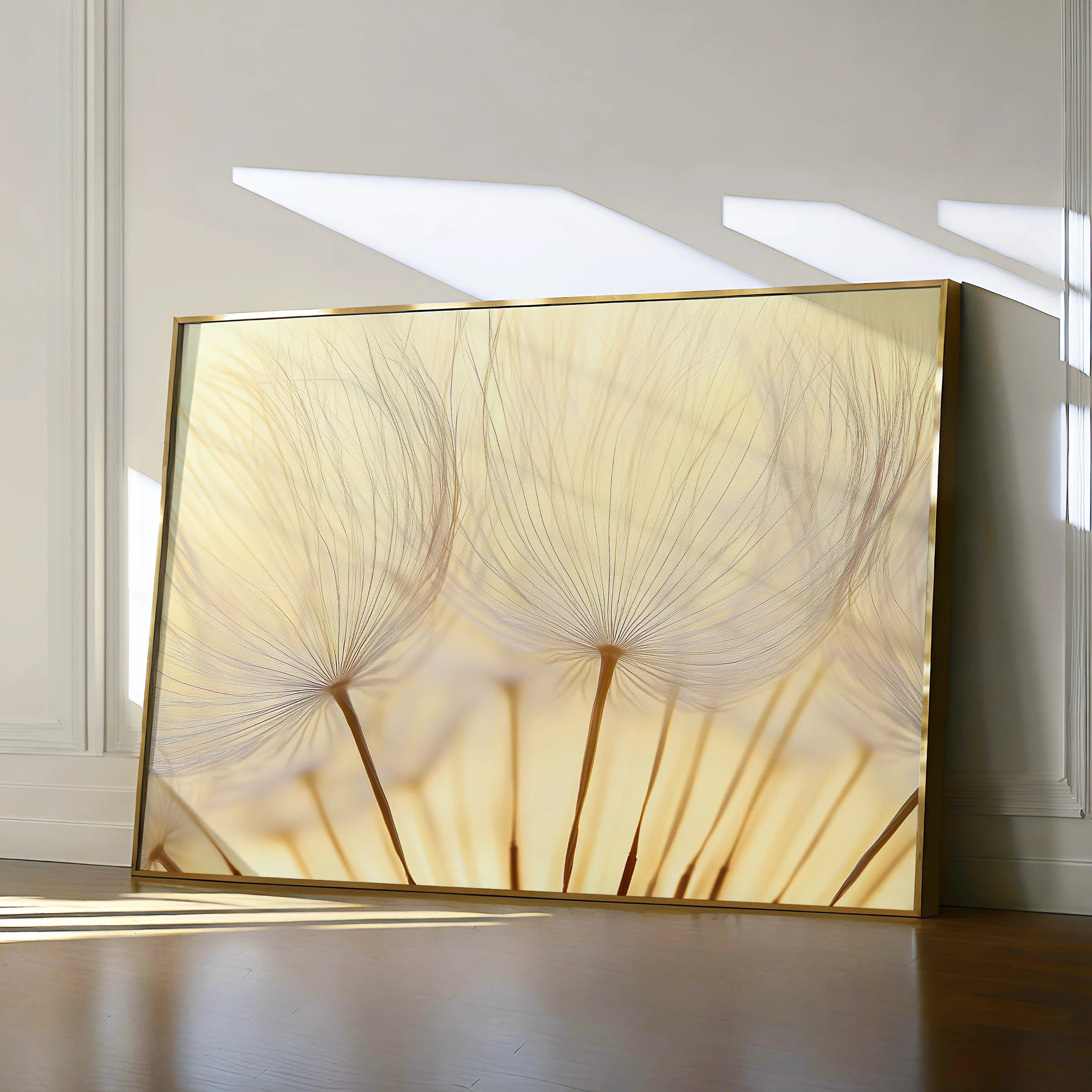 Floral 1171 Canvas Art 60 x 40 cm / Black