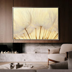 Floral 1171 Canvas Art 60 x 40 cm / Black
