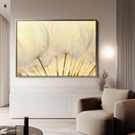 Floral 1171 Canvas Art 60 x 40 cm / Black