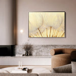 Floral 1171 Canvas Art 60 x 40 cm / Black