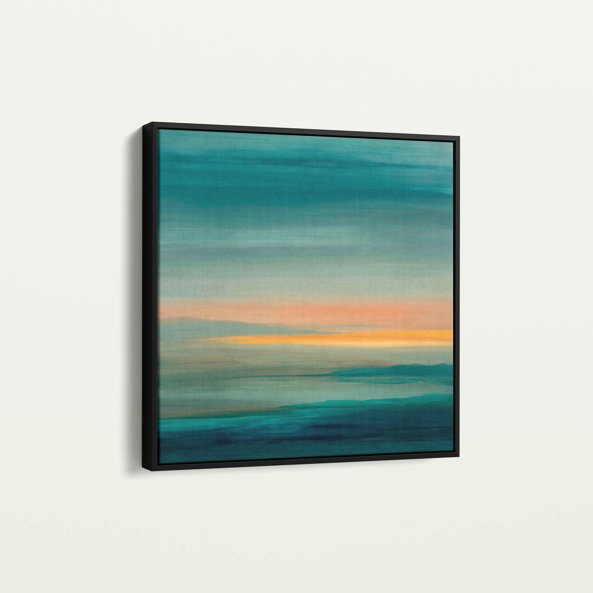 Abstract 1172 Canvas Art 60 x 60 cm / Black
