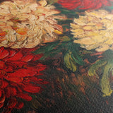 Floral 1172 Canvas Art 60 x 40 cm / Black