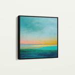 Abstract 1173 Canvas Art 60 x 60 cm / Black