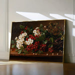 Floral 1173 Canvas Art 60 x 40 cm / Black