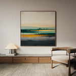 Abstract 1174 Canvas Art 60 x 60 cm / Black