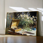 Floral 1174 Canvas Art 60 x 40 cm / Black