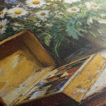 Floral 1174 Canvas Art 60 x 40 cm / Black