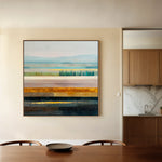 Abstract 1175 Canvas Art 60 x 60 cm / Black
