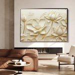 Floral 1175 Canvas Art 60 x 40 cm / Black