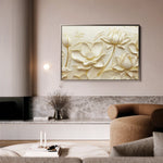Floral 1175 Canvas Art 60 x 40 cm / Black