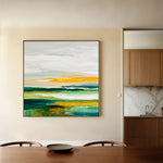 Abstract 1176 Canvas Art 60 x 60 cm / Black