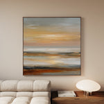 Abstract 1177 Canvas Art 60 x 60 cm / Black