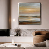 Abstract 1177 Canvas Art 60 x 60 cm / Black