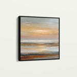 Abstract 1177 Canvas Art 60 x 60 cm / Black