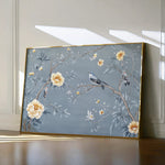 Floral 1177 Canvas Art 60 x 40 cm / Black