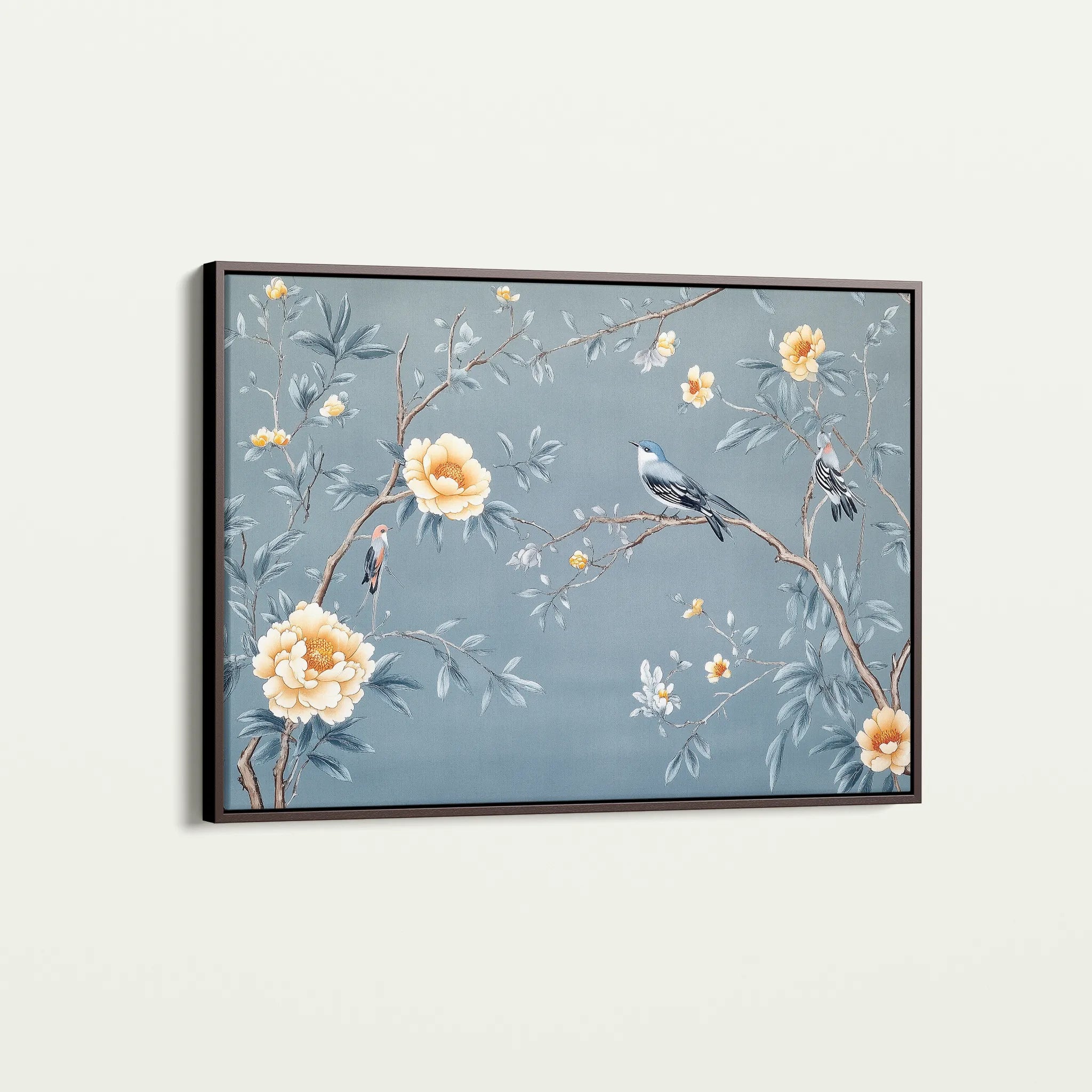 Floral 1177 Canvas Art 60 x 40 cm / Black