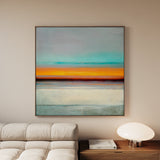 Abstract 1178 Canvas Art 60 x 60 cm / Black
