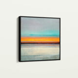 Abstract 1178 Canvas Art 60 x 60 cm / Black