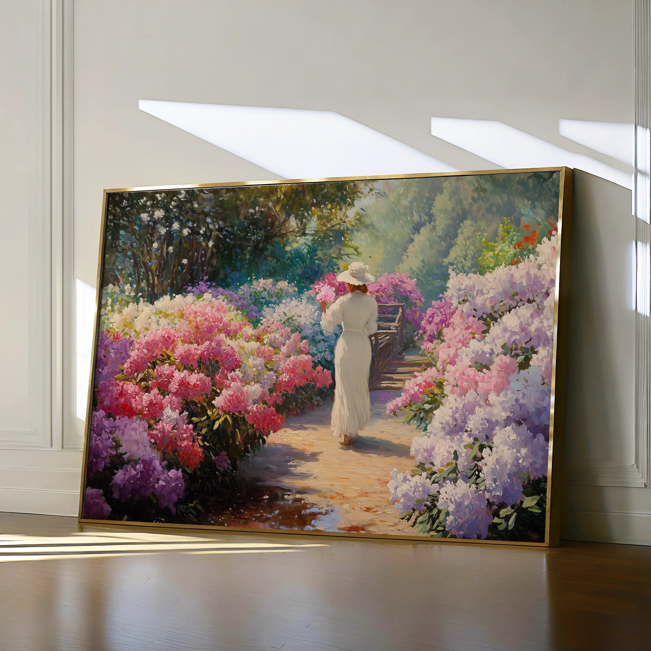 Floral 1178 Canvas Art 60 x 40 cm / Black