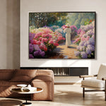 Floral 1178 Canvas Art 60 x 40 cm / Black